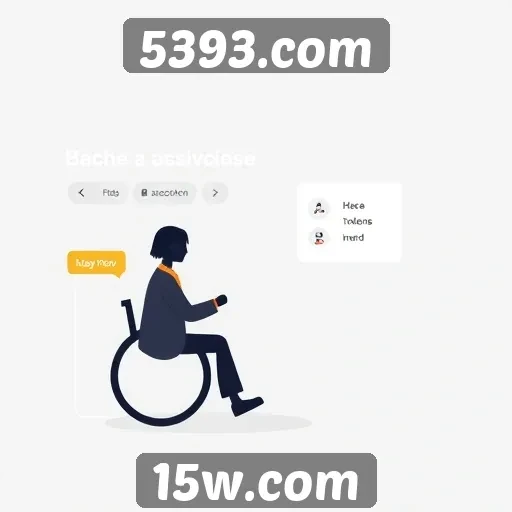Acessibilidade e design do site 5393.com